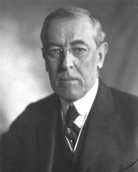 Woodrow Wilson (1856-1924). Courtesy Wikipedia.com.