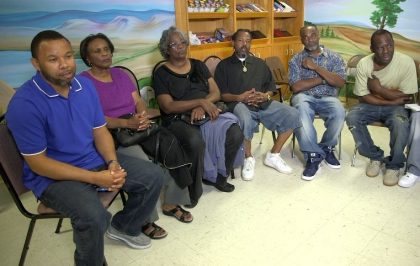 Friends and family of McKoy meet to discuss current legal efforts to free him.