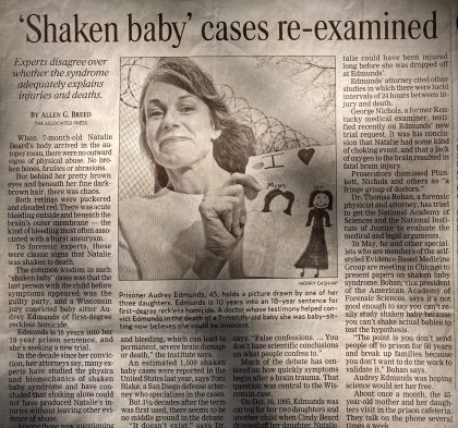As new evidence debunking "Shaken Baby Syndrome" began emerging in the mid-2000s, the Wisconsin Innocence Project decided to take on Edmunds' case.
